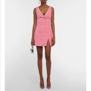 Self-Portrait Embellished Tweed Minidress